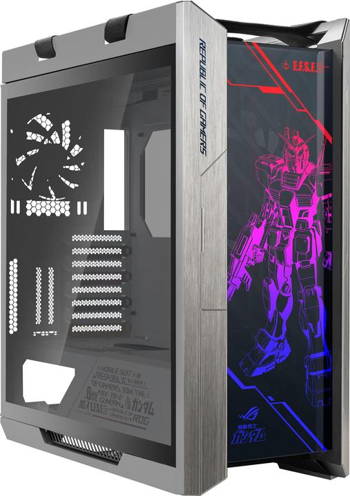 Actual product image ASUS ROG Strix Helios GX601 Gundam Edition (ATX, mATX, Mini-ITX, E-ATX)