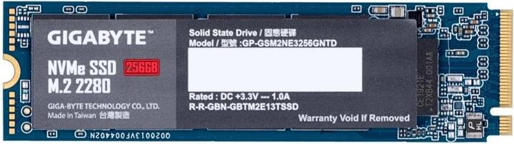 Actual product image Gigabyte GP-GSM2NE3256GNTD (256 GB, M.2 2280)