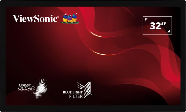 Actual product image Viewsonic TD3207 81.3cm 32inch 16 9 1920x1080 SuperClear VA 10points projected capacitive (1920 x 1080 pixels, 32")