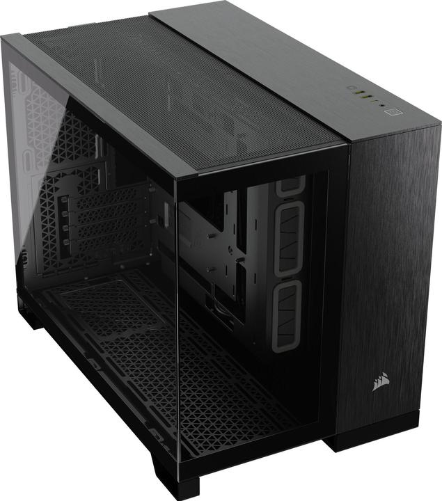 Produktbild Corsair 2500X (schwarz/anthrazit, Tempered Glass x 2) (Mini-ITX, mATX)