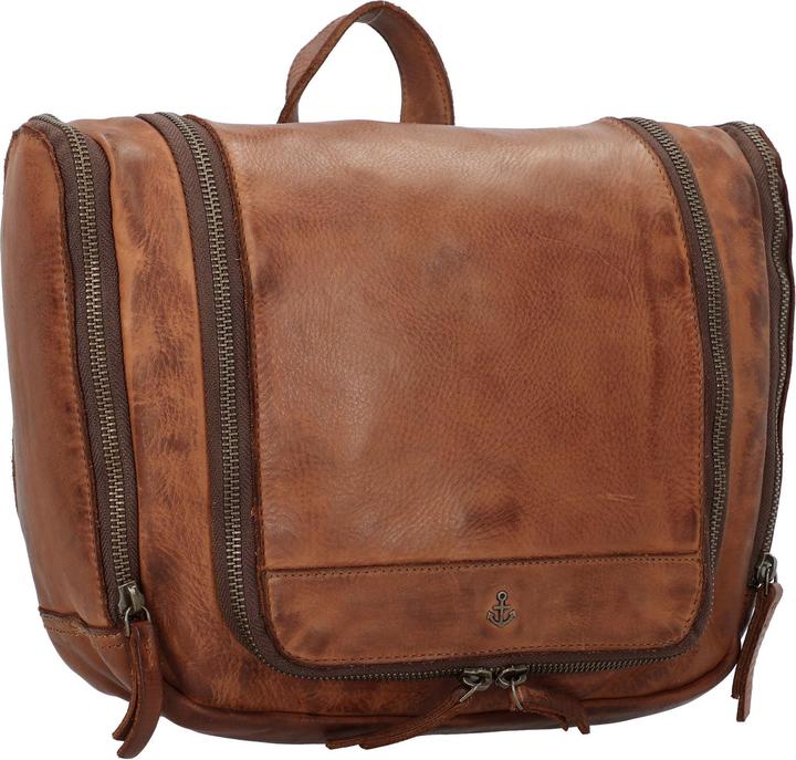 Harbour 2nd Cool Casual Kulturbeutel Leder 28 cm (5 l)