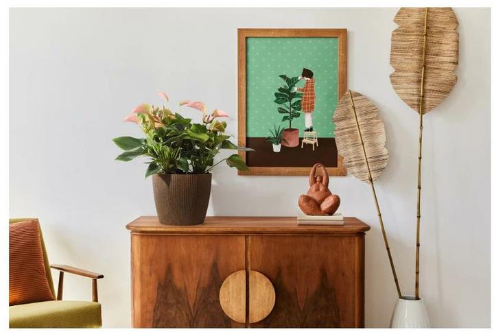 Actual product image Neogard Magnolia Eco Flowerpot, Ø 26 cm, Coffee Black (26 cm)