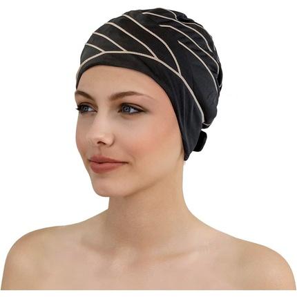 Actual product image Fashy Women's Exclusive Bathing Cap One Size Black/Brown