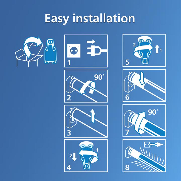 Produktbild Philips Ultra Output (G13, 17.70 W, 2400 lm, 4 x, D)