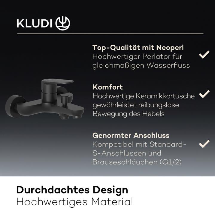 Produktbild Kludi X1 Wannenarmatur Aufputz