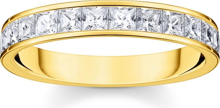 Thomas Sabo Ring Weisse Steine Pavé Gold