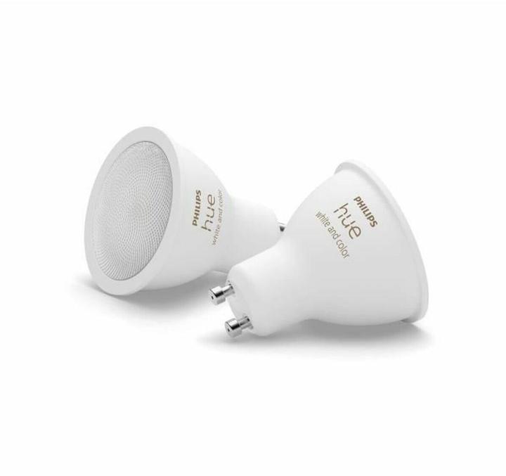 Produktbild Philips Hue LED Lampe (GU10, 4.20 W, 400 lm, 2 x, E)