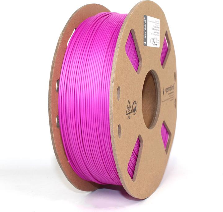 Actual product image Gembird Filament cassette PLA narrow spool (PLA, 1.75 mm, 1000 g, Violet)