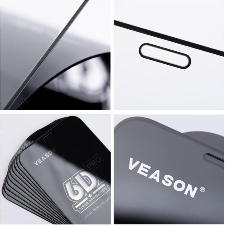 Produktbild Veason Protective glass 6D Pro Glass (SET 10in1) - for Iphone XS Max / 11 Pro Max black (10 Stück, Apple iPhone XS Max)