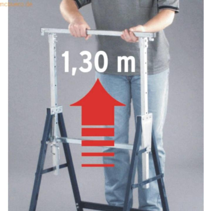 Produktbild Brennenstuhl Teleskop-Arbeitsbock MB 160 H (68 cm, 135 cm)