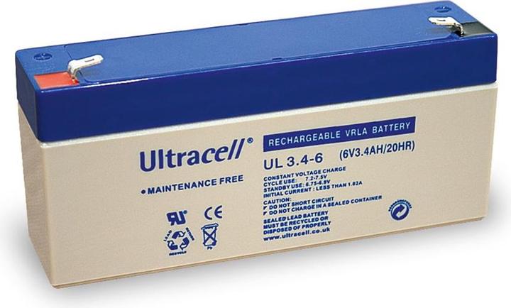 Ultracell Bleiakku 6 V, 3,4 Ah UL3.4-6 (1 Stk.)