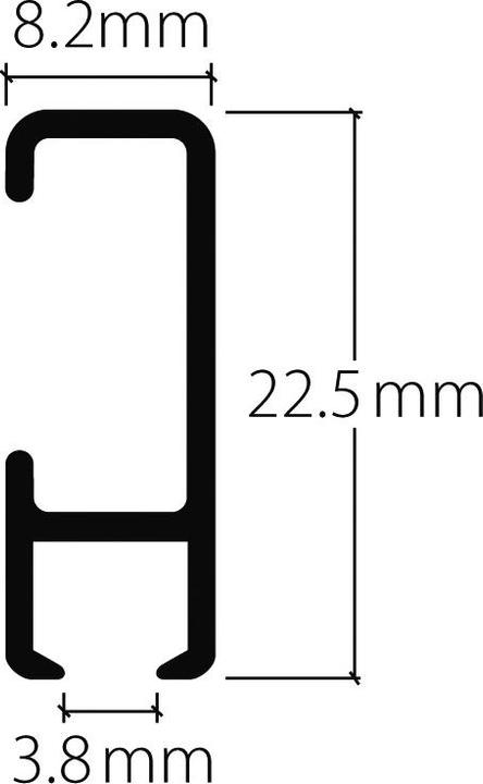Produktbild Hamotec Bilderschiene Mini HM-20180