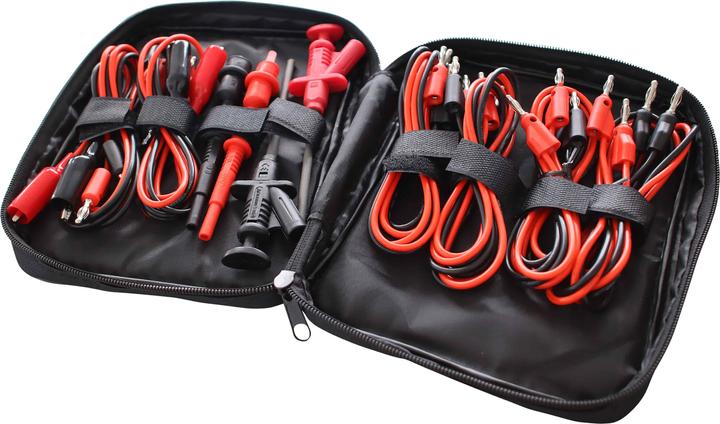 Actual product image Peaktech Messzubehör-Set, P 8201, für Labornetzgeräte mit 4 mm Steckern