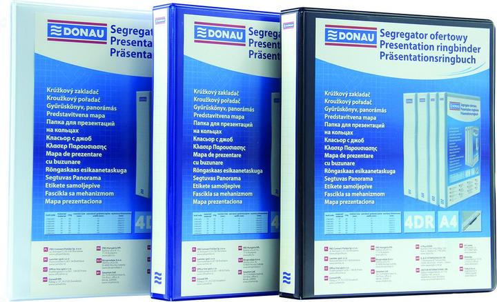 Image du produit Donau Segregator 4-ringowy A4 50mm biały (A4, 1 x)