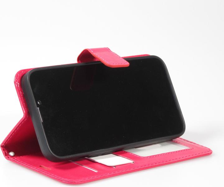 Produktbild PhoneLook Hülle Premium Flip Dunkelrosa (Apple iPhone 16 Pro)