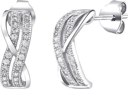 Silvego Silver earrings with cubic zirconia Amabel JJJE0461