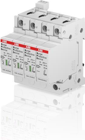 Produktbild ABB OVR T2 3N 40-275S P TS QS SPD T2 mit Reservevar 230/400V TT/TNS 3P OVR T2 3N