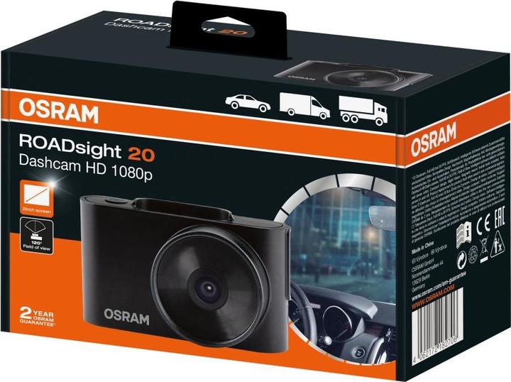 Produktbild Osram Dashcam ROADsight 20 (Akku, Beschleunigungssensor, Full HD)