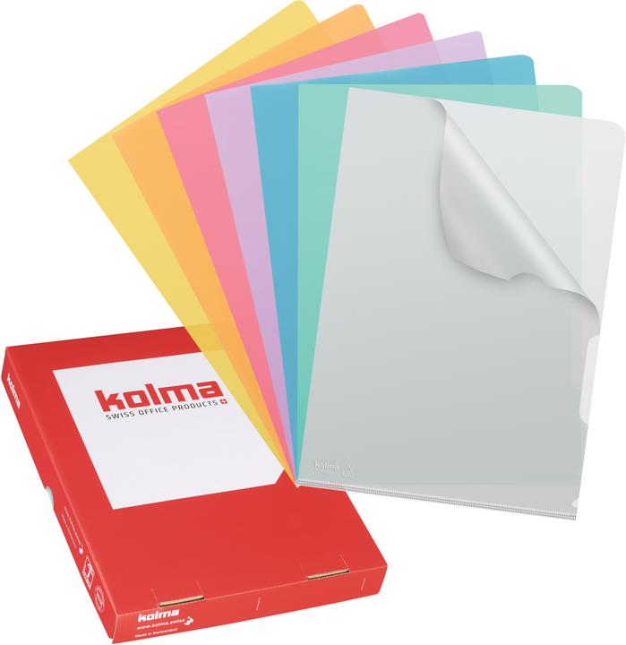 Produktbild Kolma Sichtmappe A4 glatt superstrong grün (A4, 100 x)