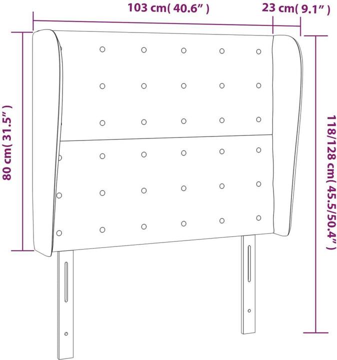 Image du produit VidaXL Olova (103 x 23 x 128 cm)