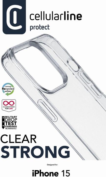 Produktbild Cellularline Clear Strong (Apple iPhone 15)