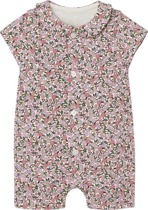 Vertbaudet Geblümter Baby Overall Oeko-Tex (56)