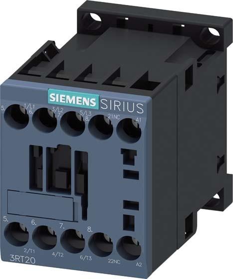Actual product image Siemens Power Contactor 5.5kW 3S 220VAC 12A 3RT2017-1AN22