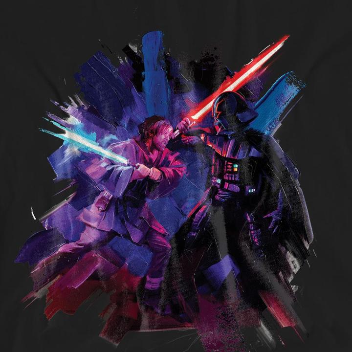 Immagine prodotto Star Wars Maglietta Obi Wan Kenobi Vader Verniciato Adulto Unisex (XL)