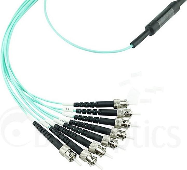 Produktbild CBO LWL MTP/4xST Breakout Kabel OM3 1 Meter