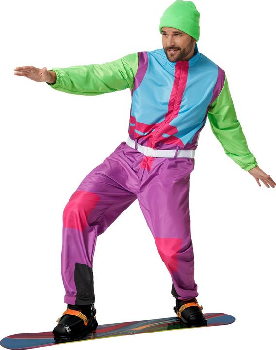 Image du produit tectake Costume rétro pour homme des années 80,90 combinaison de ski (L)