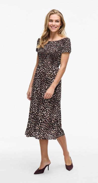 Produktbild Vila VIRITA Midi Gesmoktes Kleid (40)