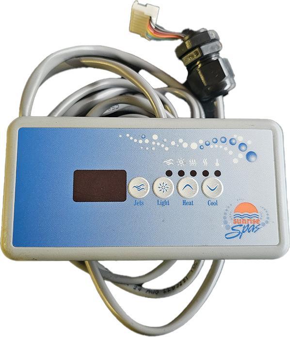 Produktbild Gecko Covers Bedienfeld TSC-18 mit Sunrise Overlay