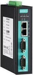Actual product image Moxa NPORT IA5250A-T-IEX - 2-port RS-232422485 device server for industrial automation