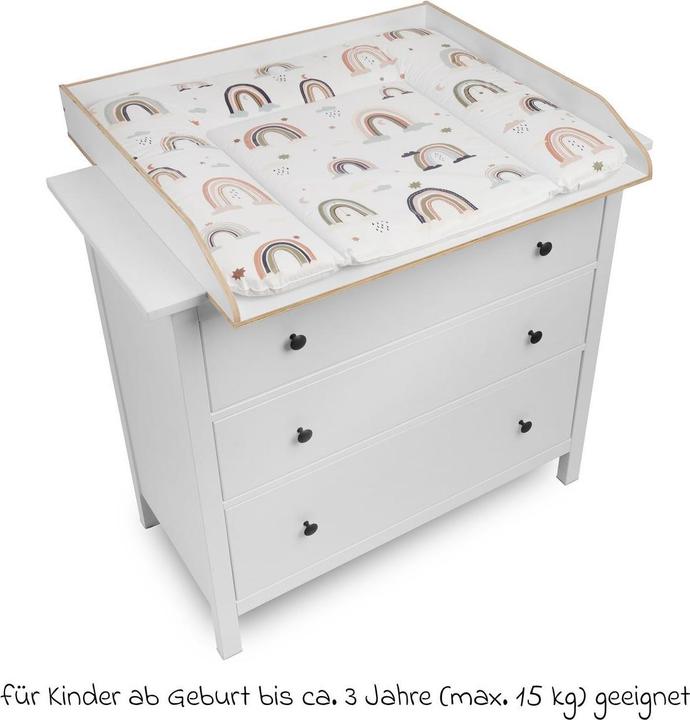 Produktbild jonka Wickelkommoden Wickelaufsatz für IKEA Hemnes Kommoden -
