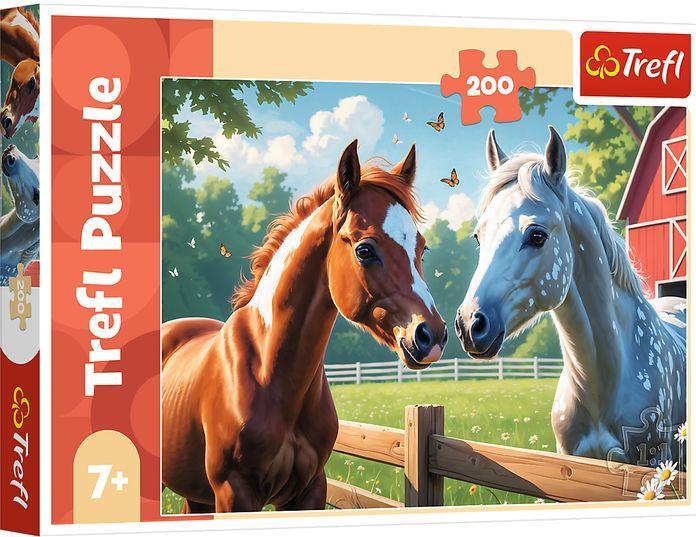 Produktbild Trefl Puzzle 200 – Pferde (200 Teile)