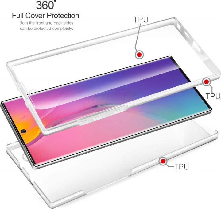 Actual product image Screenguard 360° Screen & Body Protector Samsung Galaxy Note10 Cover with Foil (Samsung Galaxy Note 10)