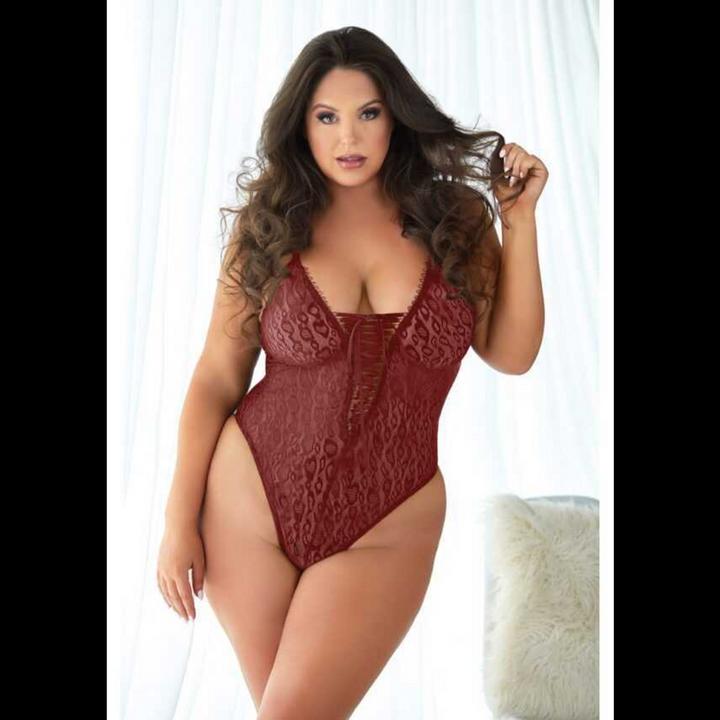Productafbeelding Allure Luipaard kant omhoog Teddy Bourgondië - Robijn (1X, 2x)