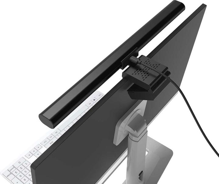 Produktbild Nedis Monitor-Lichtleiste | 40 cm | Dimmbar | LED | Berührungssteuerung | ABS / Aluminium
