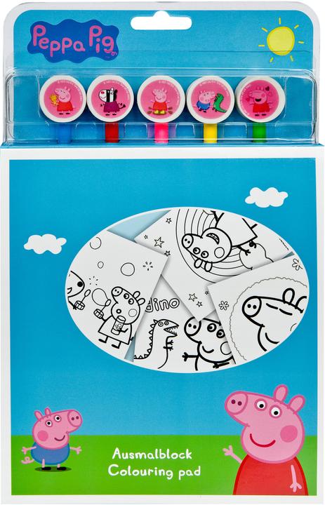 Immagine prodotto Undercover Libro da colorare con matite colorate, Peppa Pig