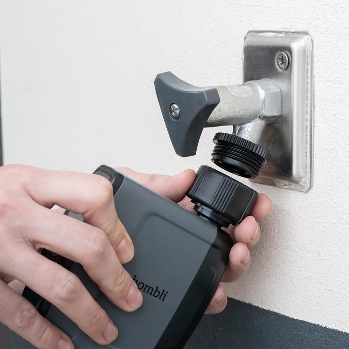 Immagine prodotto Hombli Regolatore d'acqua intelligente per esterni (Computer per l'irrigazione)