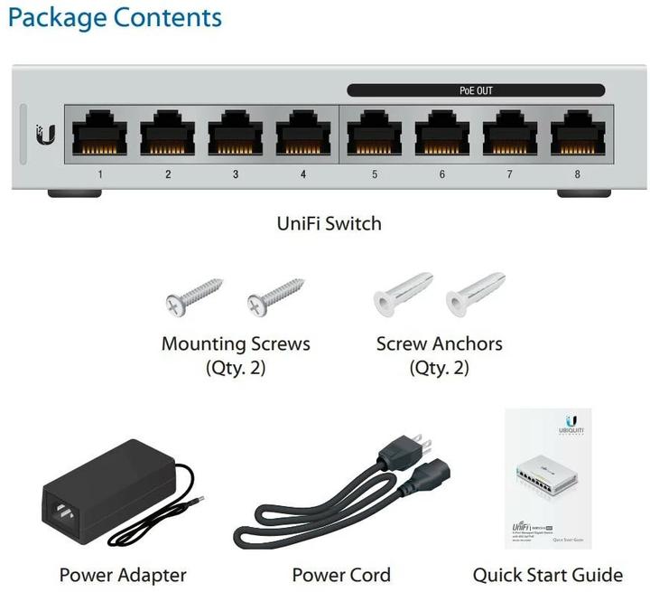 Produktbild Ubiquiti Us-8-60w (8 Ports)