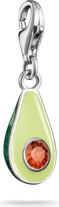 Immagine prodotto Thomas Sabo Charm-Anhänger Avocado Silber (Argento 925, Smalto)