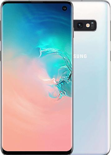 Produktbild Samsung Galaxy S10 (128 GB, Prism White, 6.10", Hybrid Dual SIM, 4G)