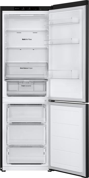 Immagine prodotto LG GBV3100DEP Frigorifero combinato, Classe E, 344L, Fresh Converter, Porte piatte, Nero (344 l)