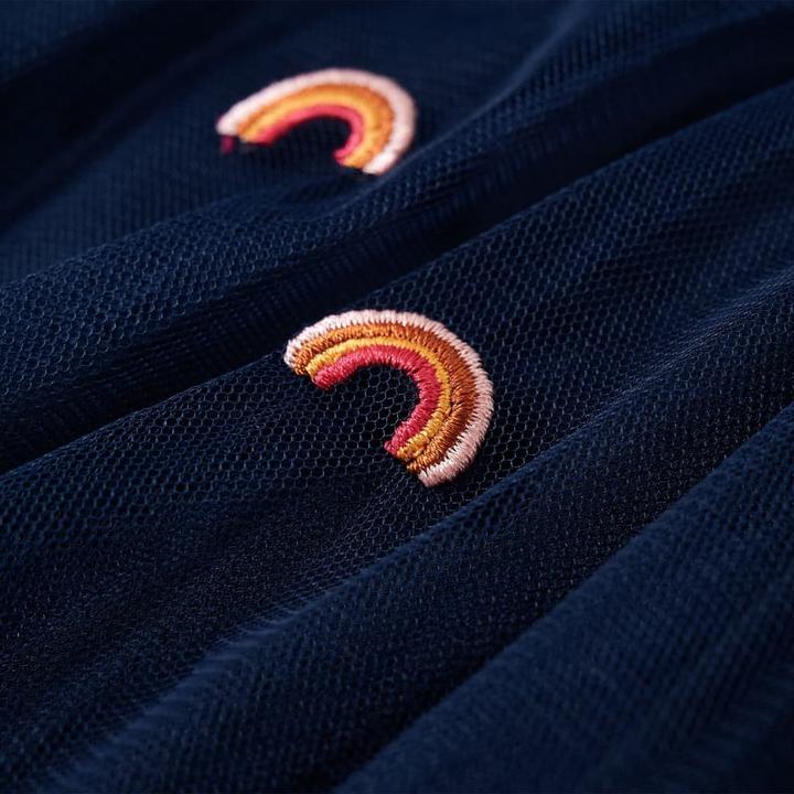 Immagine prodotto VidaXL Gonna da bambino con tulle blu navy 116,Materiale esterno: 100 (116)