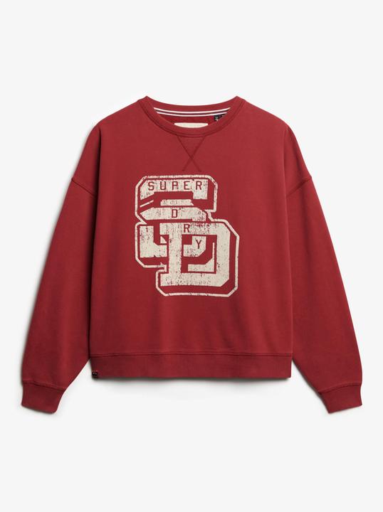 Actual product image Superdry Athletic Relaxed Flock Crew
