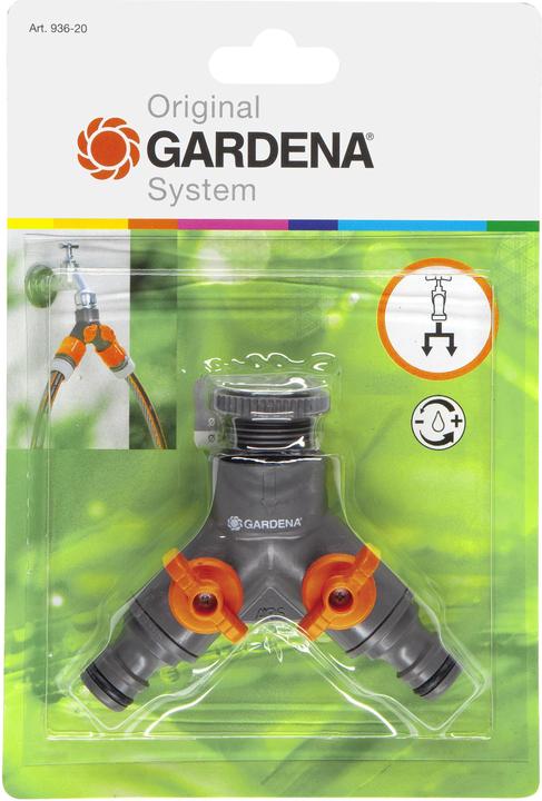Produktbild Gardena Doppelhahnanschluss (2 Wege Verteiler, 26.50 mm)