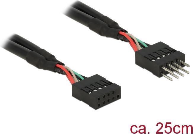 Actual product image Delock USB 2.0 Pin Header (0.25 m)