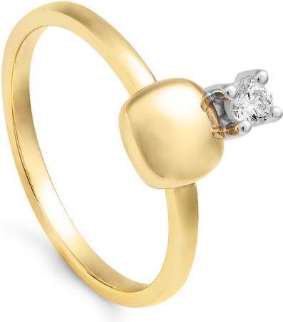 Breuning RING - BRILL. 0,10 Ct. H/si (53, 585/14 K Gold)
