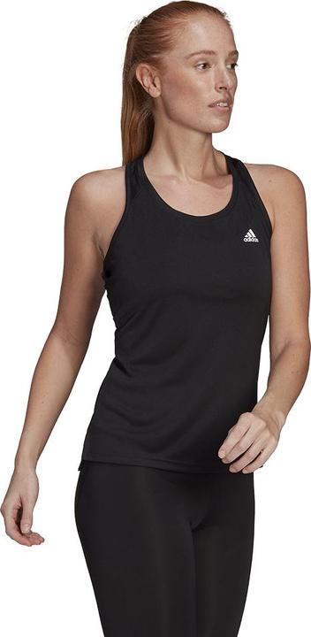 Actual product image adidas Women's W 3S TK Tunic Shirt, Black/White, XS (XS)